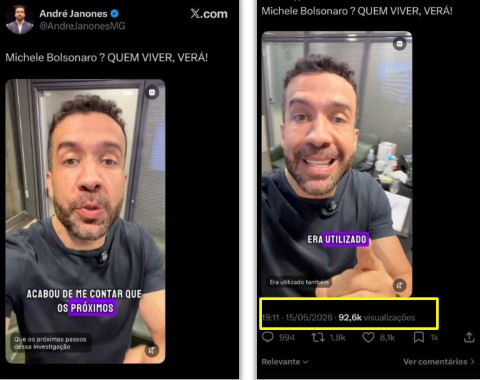 Michelle Bolsonaro aciona o STF contra Janones após deputado a associar ao caso Master