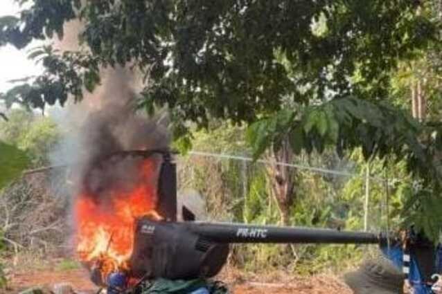 FAB intercepta e destrói helicóptero clandestino vindo da Venezuela