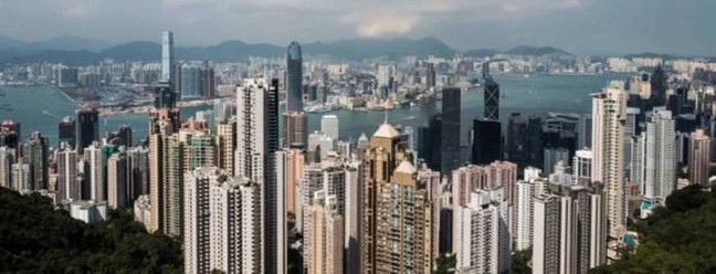 Hong Kong está no topo do ranking das cidades mais caras do mundo — Foto: Bloomberg