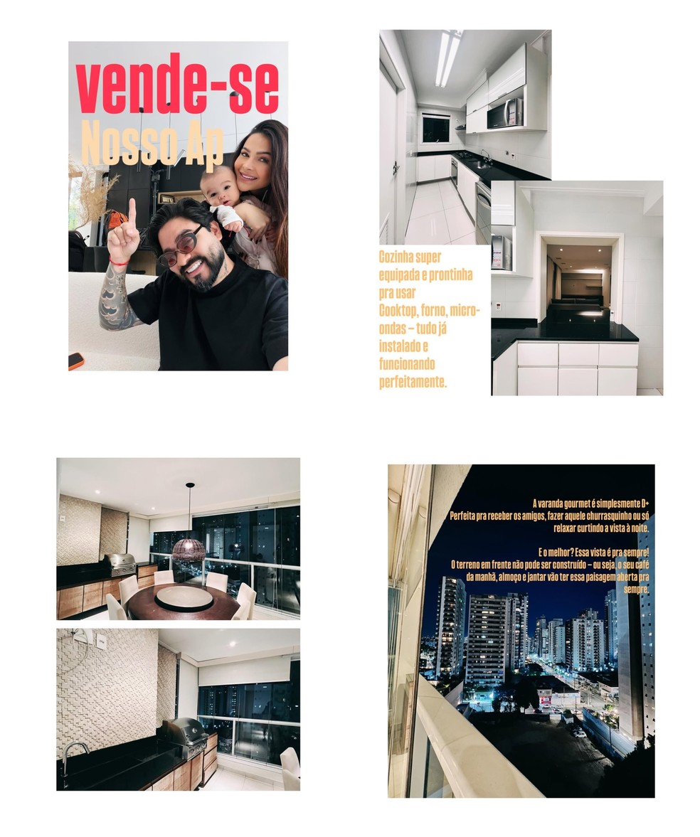 Por dentro do apê de Yudi Tamashiro: confira itens que o imóvel de R$ 1,39 milhão oferece — Foto: Reprodução Instagram