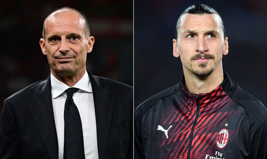 Pancadaria entre Ibrahimovic e Allegri? Discussão de ex-atleta com treinador demitido do Milan quase terminou em briga em restaurante, diz jornal