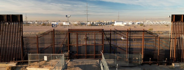 Port on the US-Mexico border in El Paso, Texas on 01/22/2025; The US government promises to carry out the largest expulsion of migrants in US history — Photo: Cecilia Sanchez / AFP