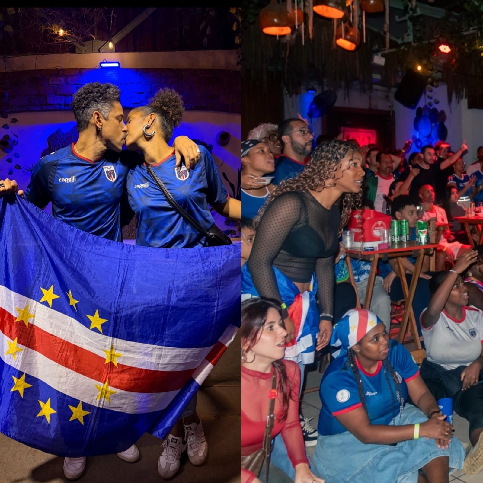 Torcida de Cabo Verde no Rio: Ator da Globo e Ativista se Unem na Copa