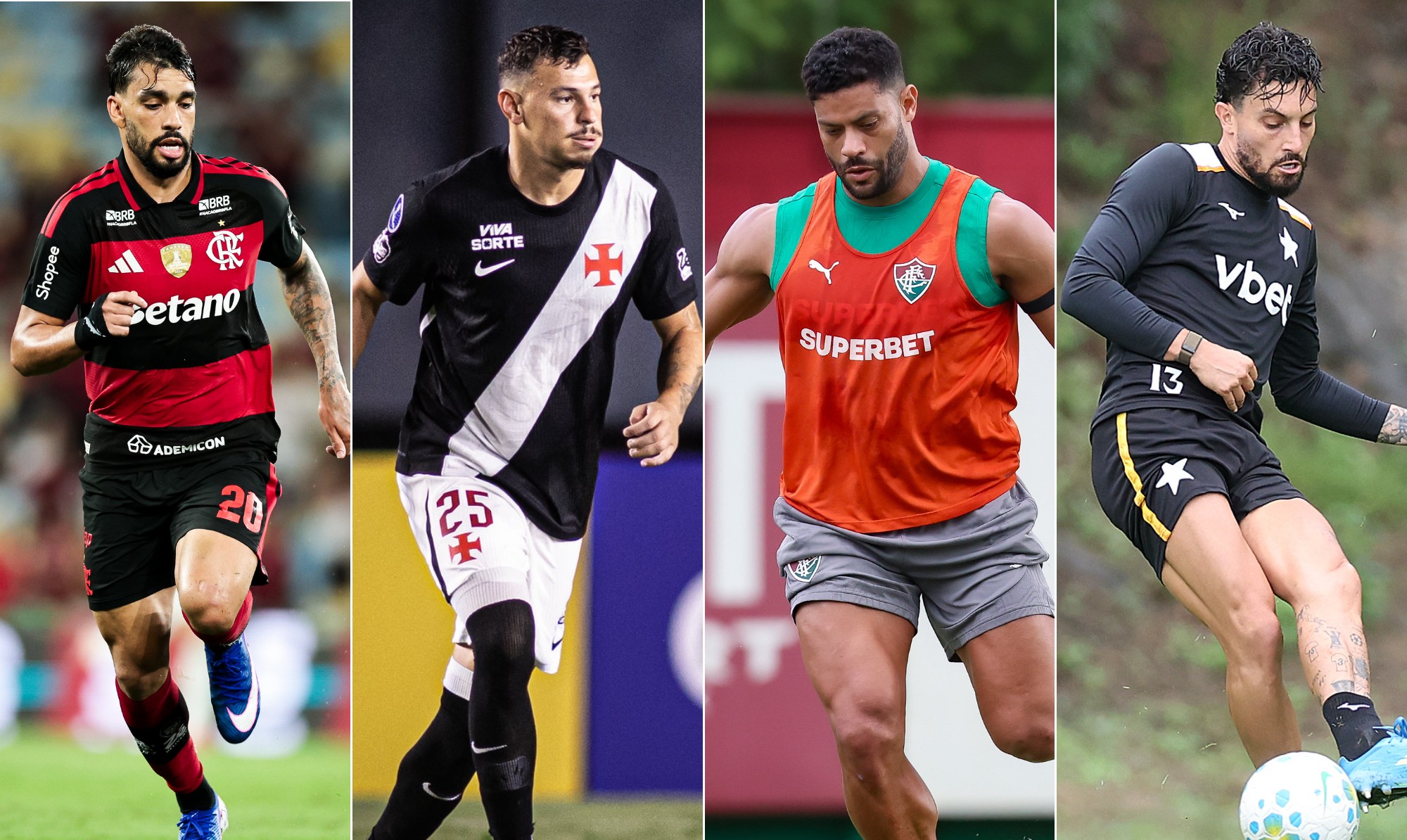 Entre amistosos, estreias e até crise: quarteto do Rio se prepara para a volta do Brasileirão