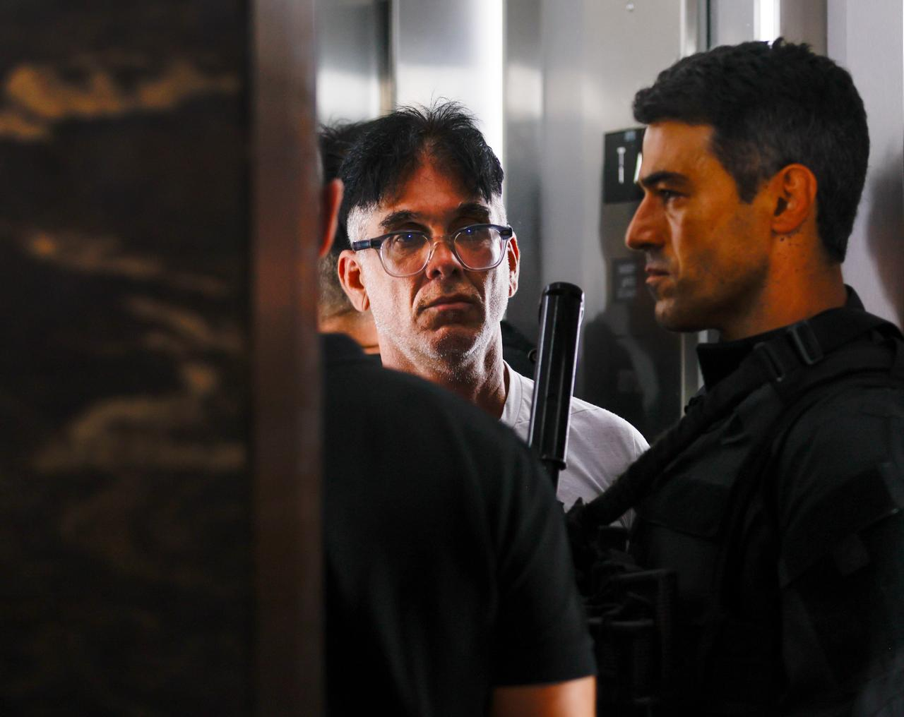 Adilsinho preso na PF — Foto: Márcia Foletto