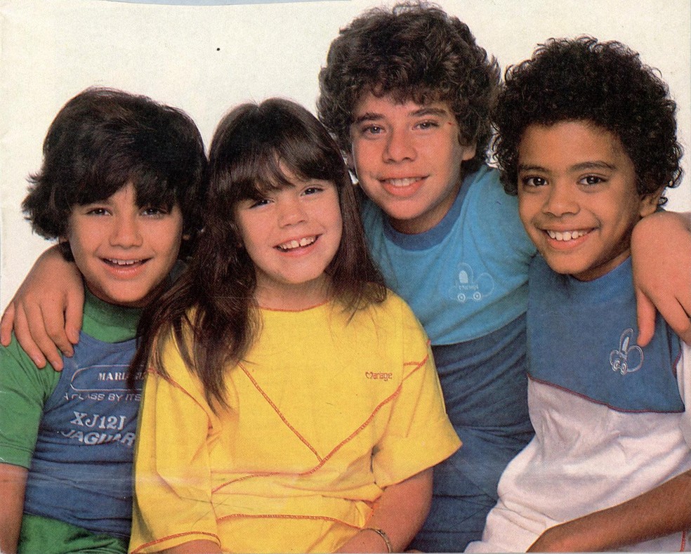 Turma do Balão Mágico: Mike, Simony, Tobby e Jaizinho — Foto: Divulgação