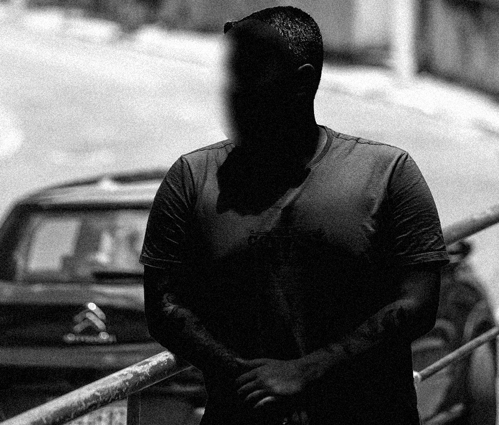 Victim of theft in Cubango, in Niterói — Photo: Montage with photo of Gabriel de Paiva