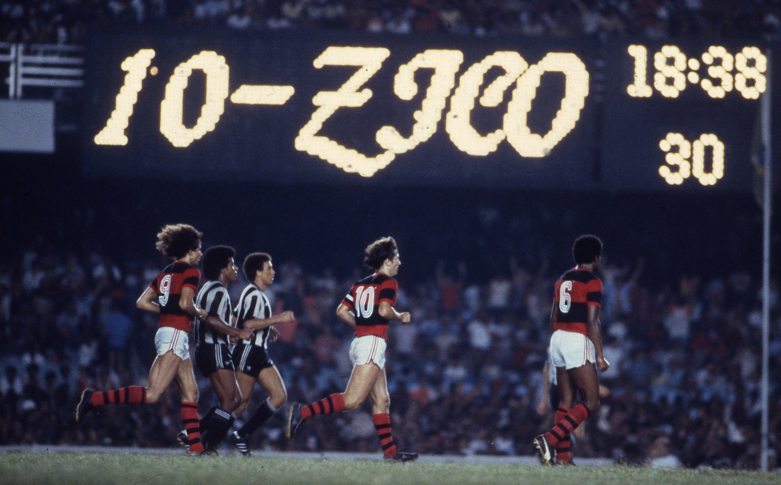 As fotos de confrontos históricos de '6 a 0' entre Flamengo e Botafogo