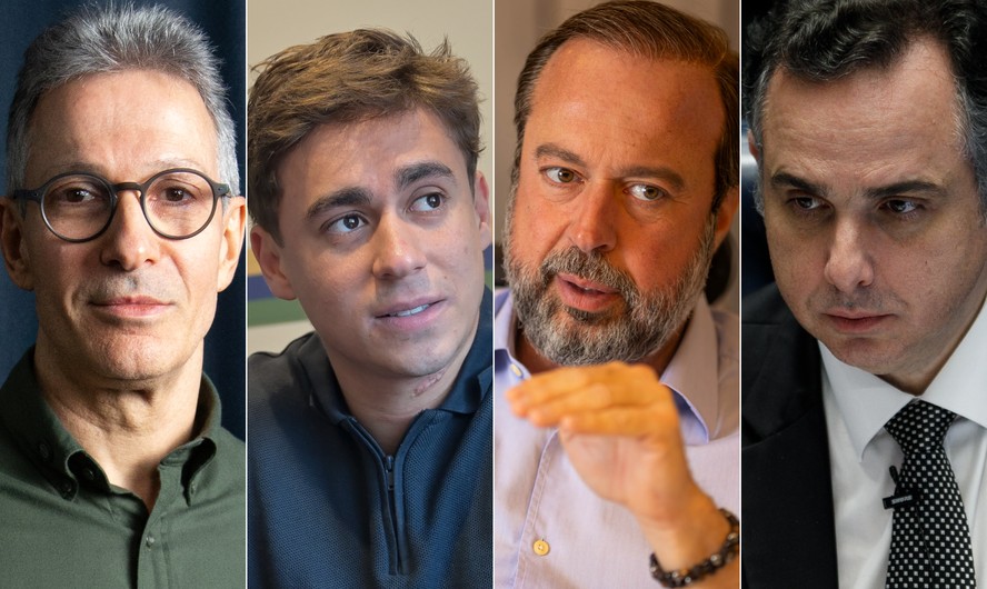 Romeu Zema, Nikolas Ferreira, Alexandre Silveira e Rodrigo Pacheco