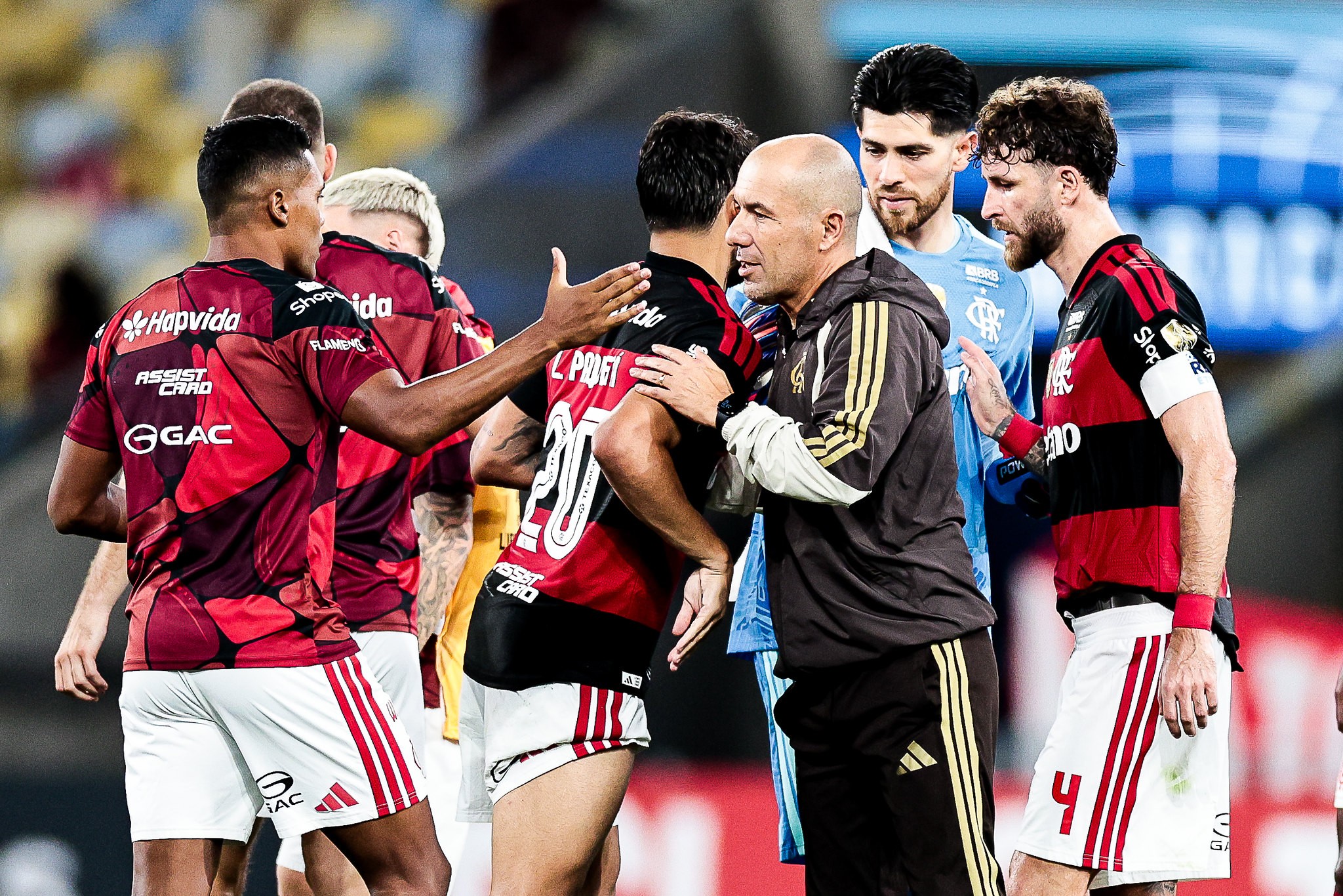 Jardim mostra confiança em força do elenco do Flamengo após goleada: 'Motivação, concentração e atitude'