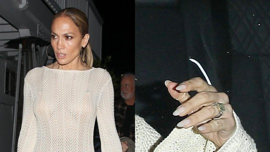 Em meio a rumores de crise no casamento com Ben Affleck, Jennifer Lopez aparece de aliança