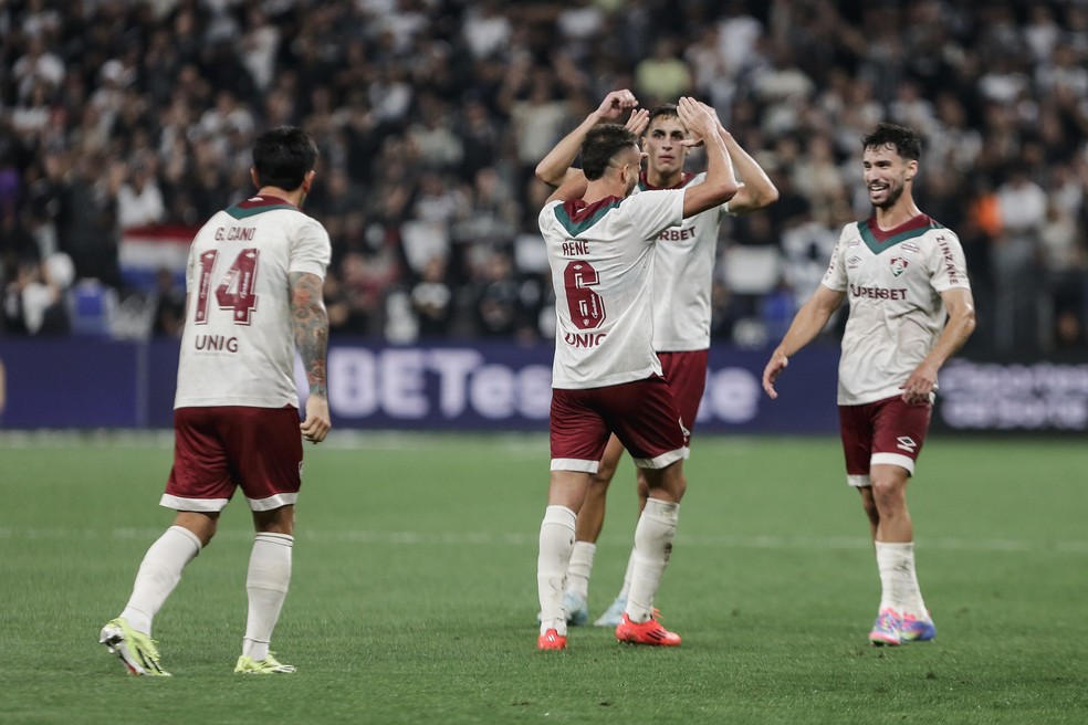 Fluminense venceu o Corinthians pela quarta rodada do Brasileirão de 2025 — Foto: LUCAS MERÇON / FLUMINENSE F.C.