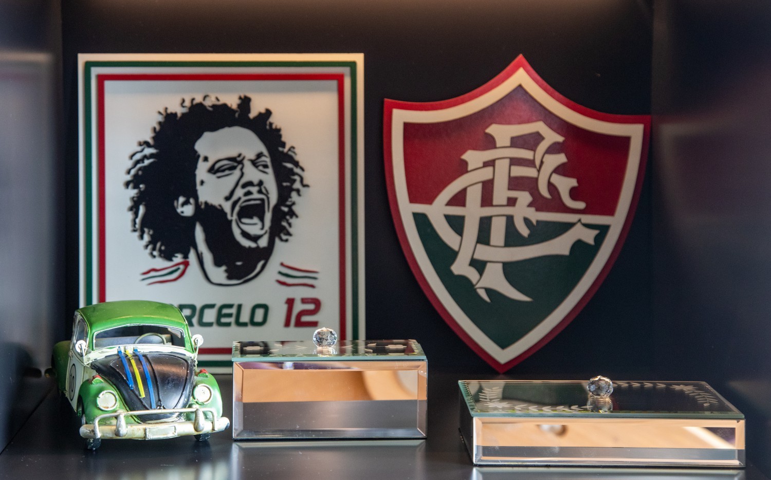 Detail of the apartment of the actress Clarice Alves and her husband, the player Marcelo — Photo: Ana Branco