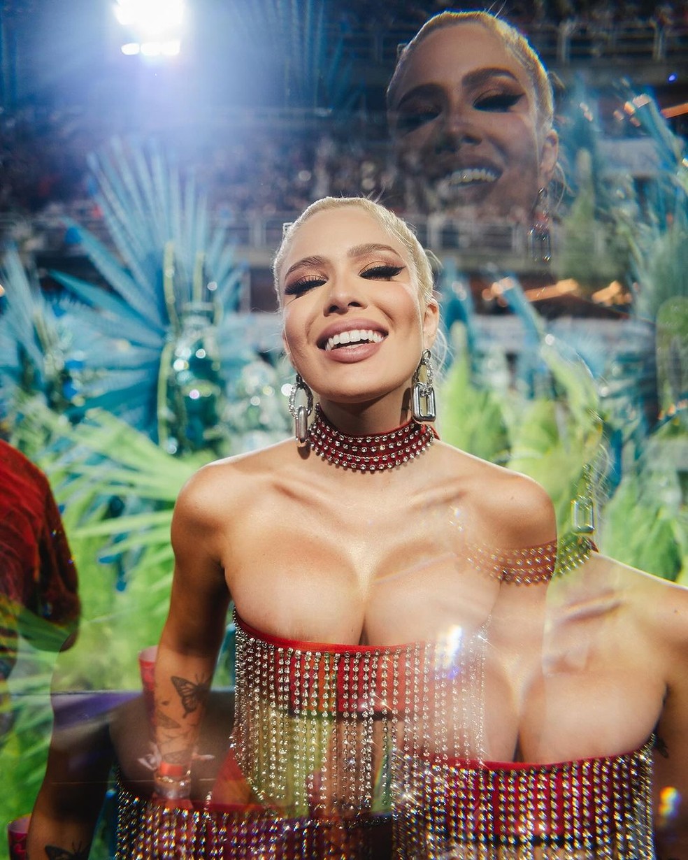 Karoline Lima explicou detalhe curioso em look &mdash; Foto: Reprodu&ccedil;&atilde;o Instagram