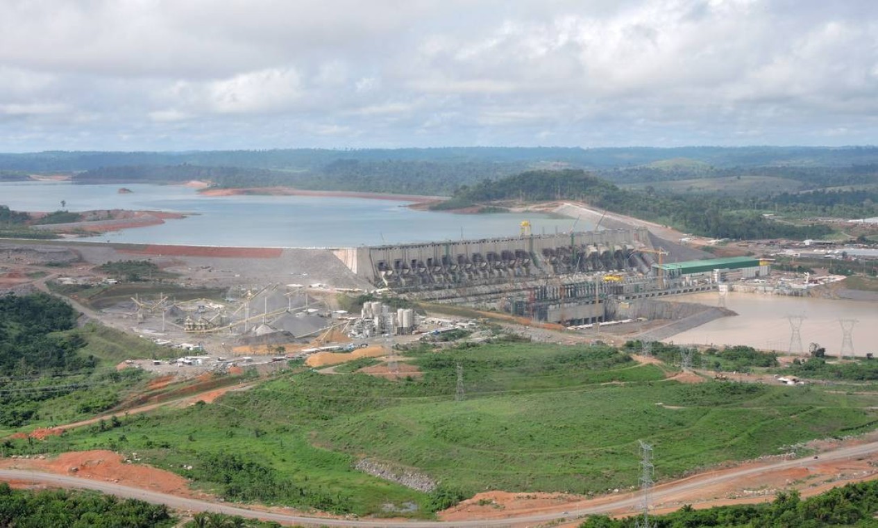 5ª - Usina de Belo Monte é a segunda maior do Brasil, com capacidade para 11.233 megawatts  — Foto: Agência O Globo