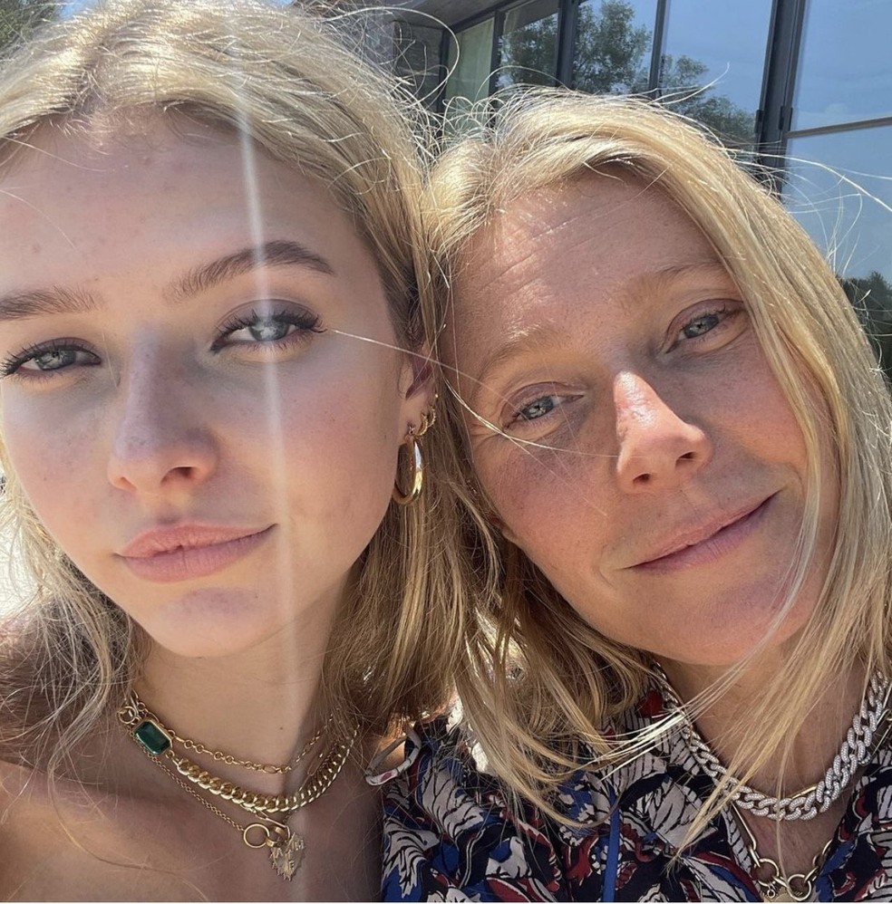 Apple Martin e Gwyneth Paltrow — Foto: Reprodução do Instagram