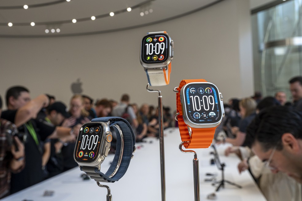 O Apple Watch Ultra 2 — Foto: David Paul Morris/Bloomberg