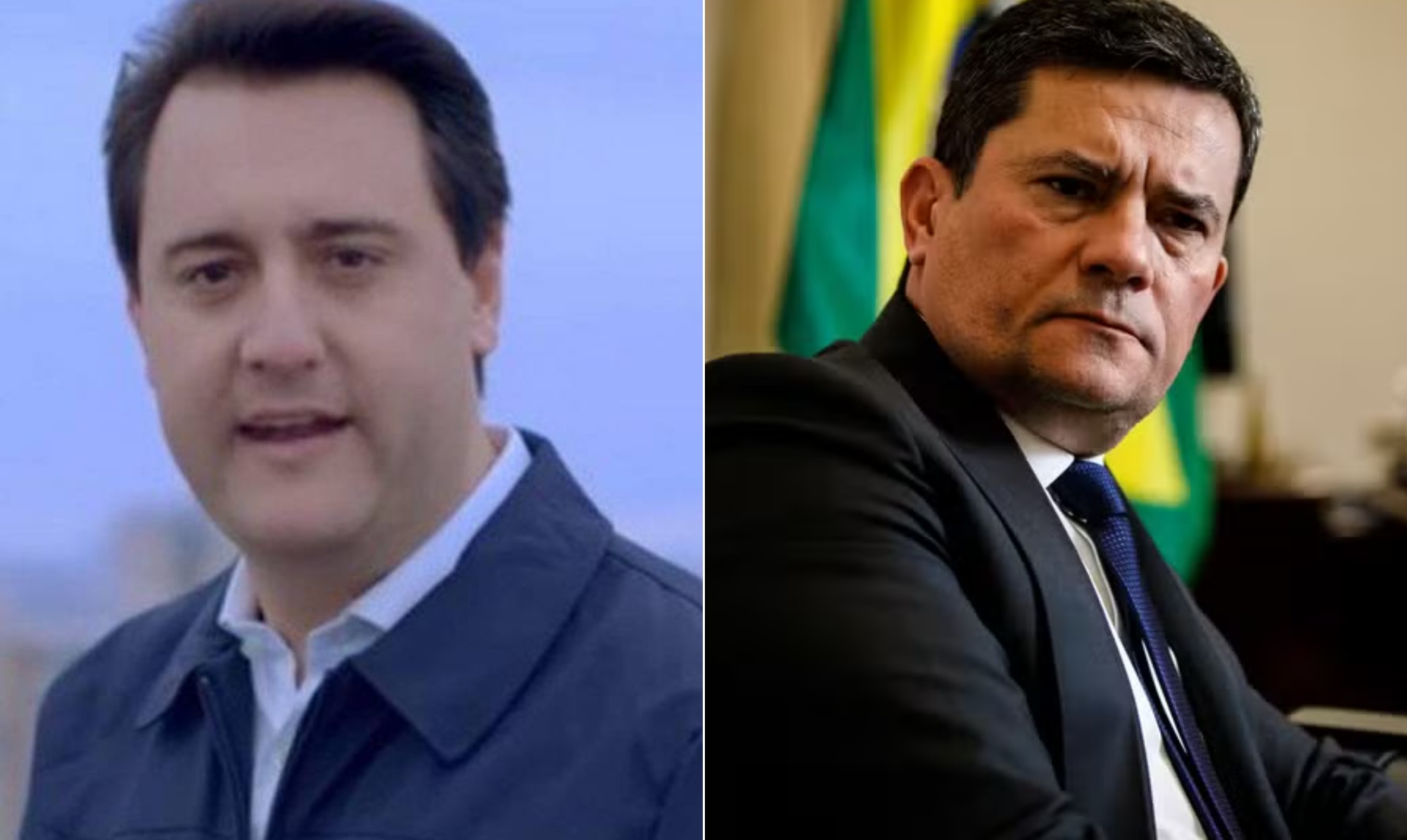 Ratinho Júnior troca farpas com Moro ao entrar na campanha de sucessor escolhido para o comando do PR