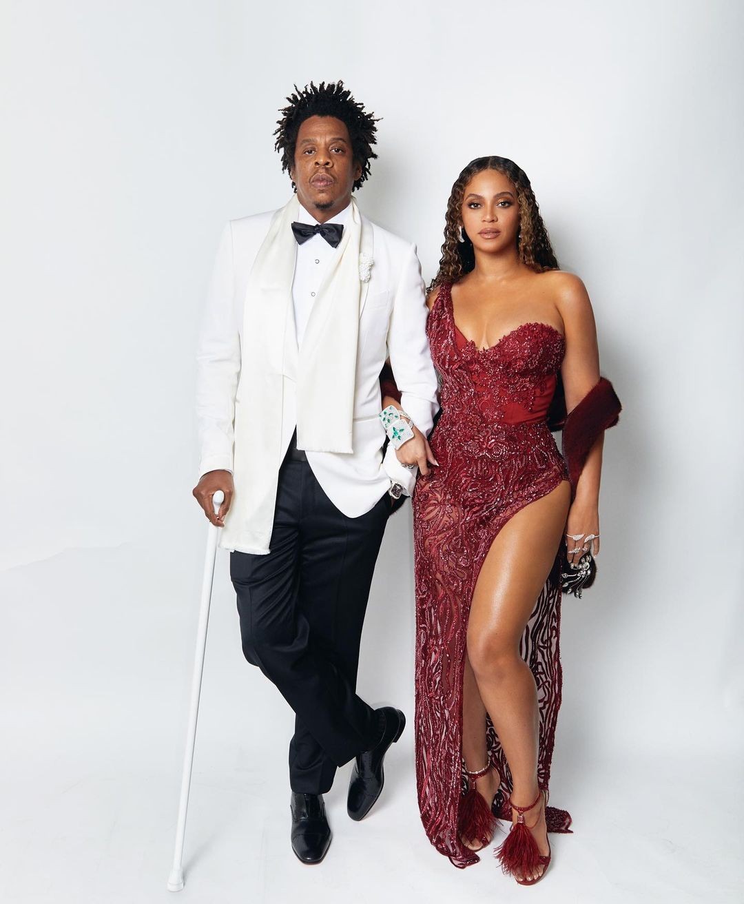 Jay-Z e Beyoncé em post no Instagram de 28 de julho de 2019 — Foto: Instagram (@beyonce) / Reprodução