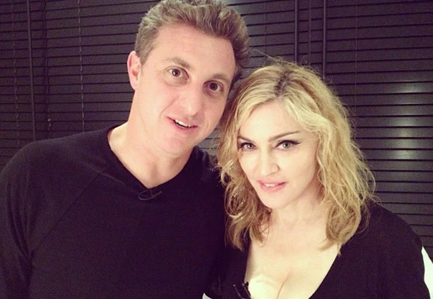 As visitas de Luciano Huck ao hotel em que Madonna está hospedada