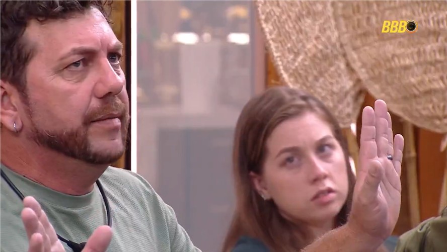Os participantes Edilberto e Raisssa do BBB 25: dupla formada por pai e filha