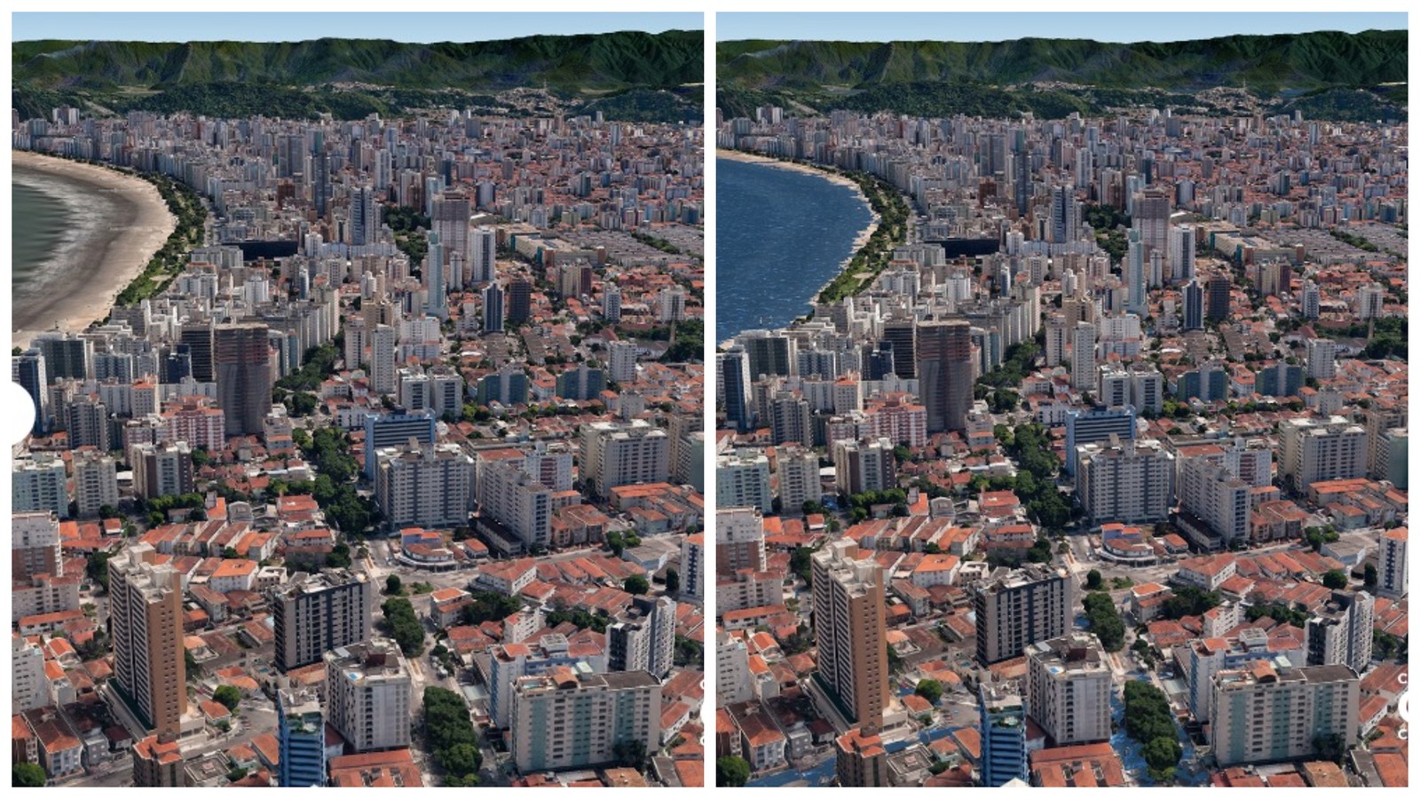 Santos - São Paulo — Foto: Climate Central