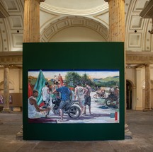 Yoko Nishio's work in an exhibition glorifying Brazilianness at Casa Brasil - Photography: Ana Branco/Agência O Globo