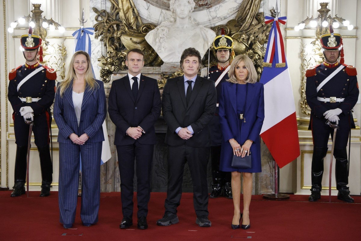 Com agendas divergentes, Milei e Macron se reúnem na Casa Rosada antes do G20