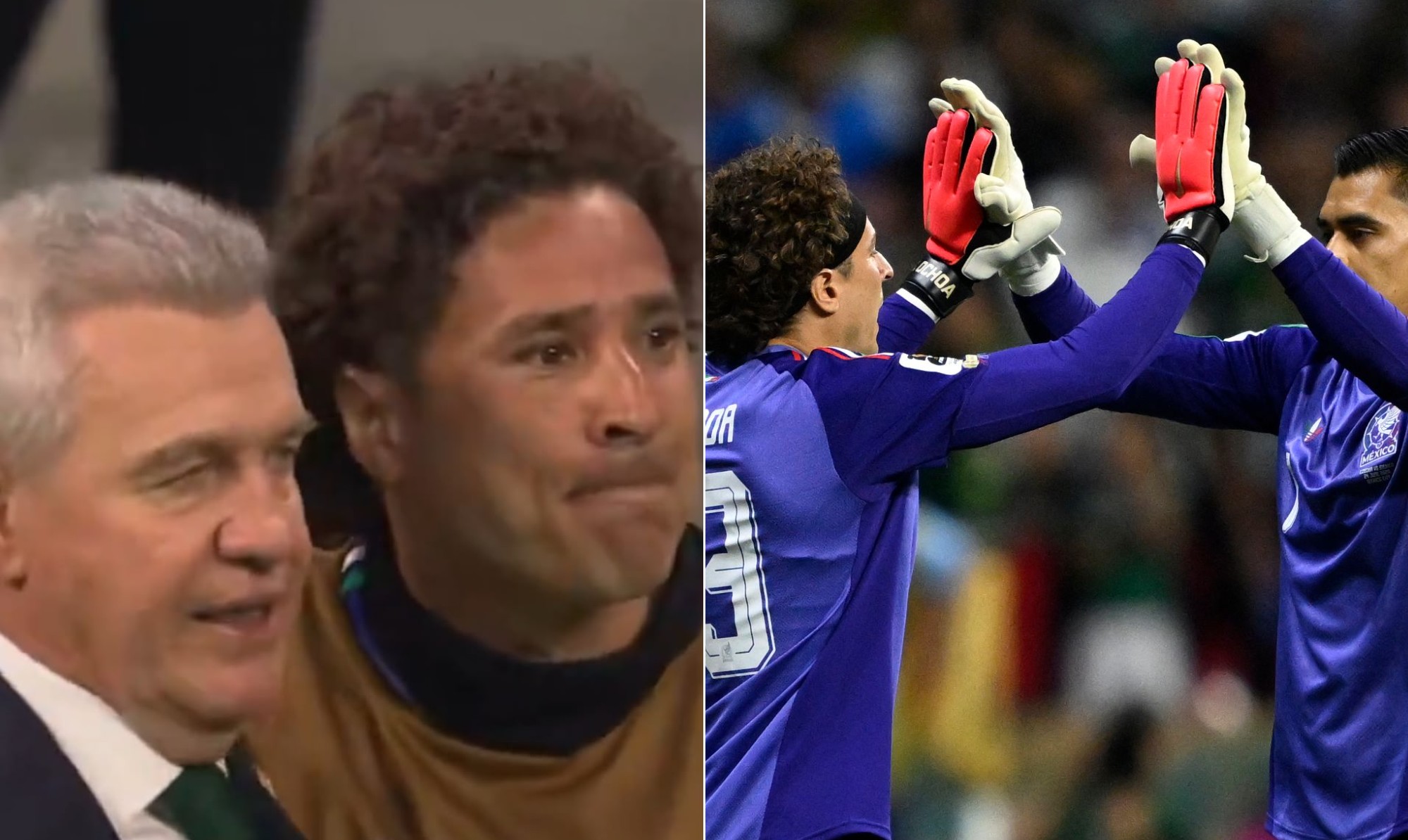 Câmera flagra a emoção de Ochoa ao saber que entraria em campo; vídeo