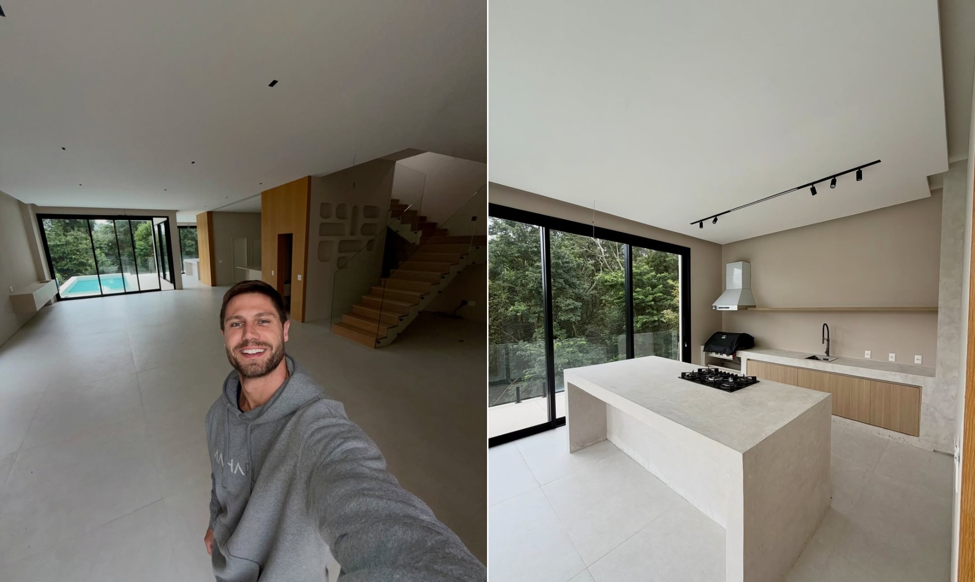 Jonas Sulzbach compartilha novas fotos de mansão construída 