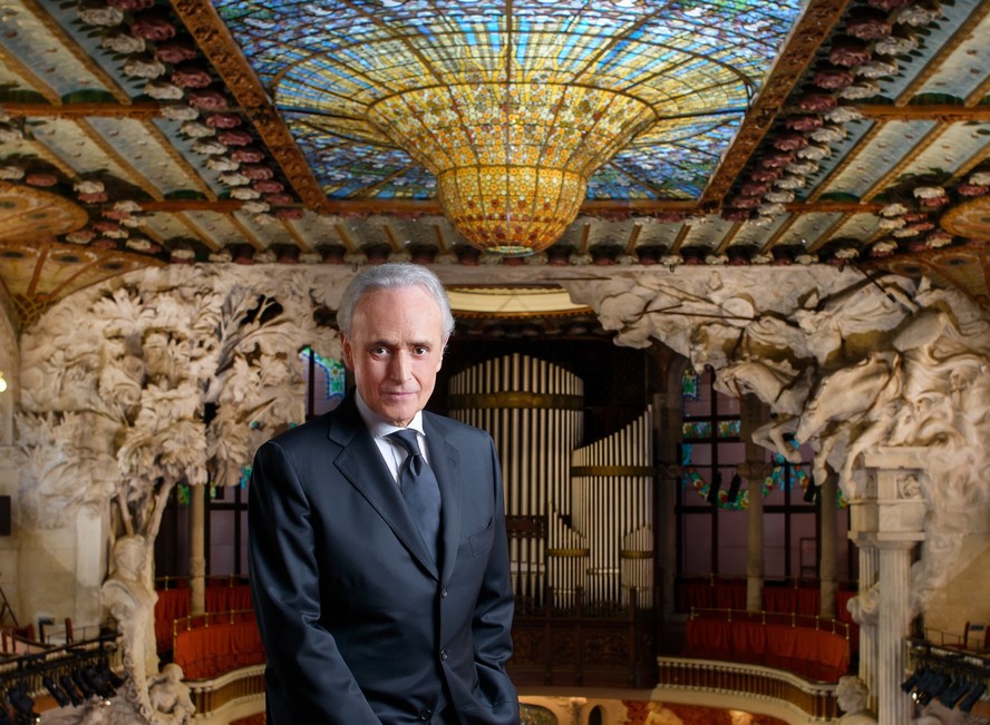 O tenor espanhol José Carreras