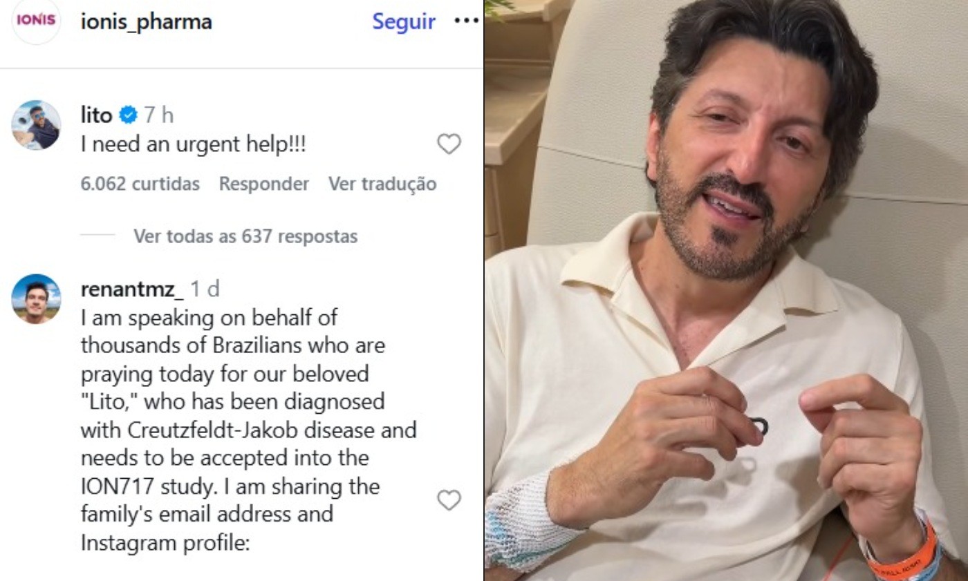 Lito Sousa: brasileiros mobilizam onda de comentários em perfil de farmacêutica por vaga em estudo clínico; 