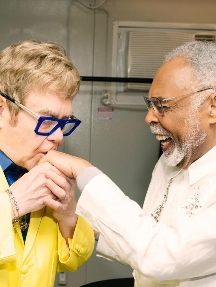 Elton John e Gilberto Gil