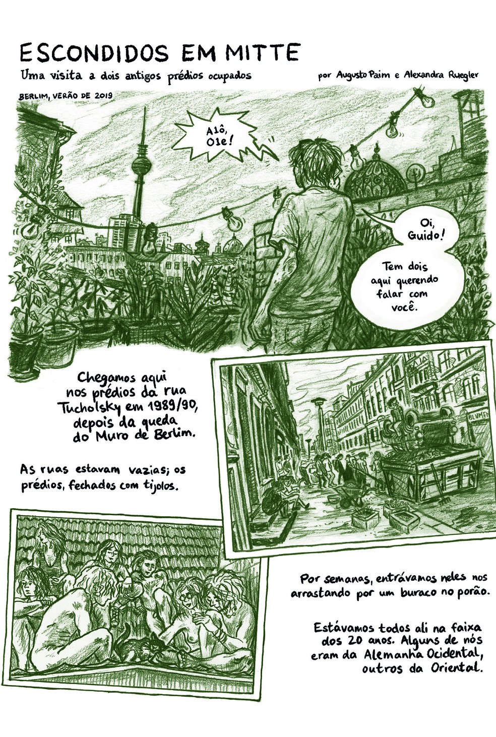 Do "Pequeno manual da reportagem em quadrinhos", de Augusto Paim — Foto: Reprodução