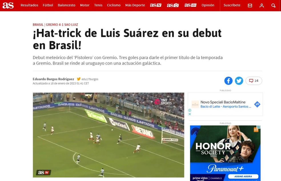 Como a imprensa espanhola destaca o Grêmio no dia da decisão do