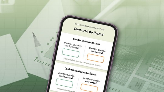 Concurso Ibama 2025: calculadora do GLOBO simula pontuação nas provas objetivas