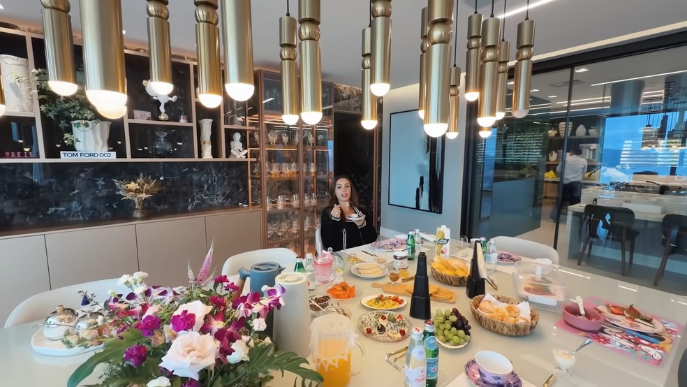 Mansão onde moram Neymar e Bruna Biancardi, em Santos (SP) — Foto: Reprodução/Instagram