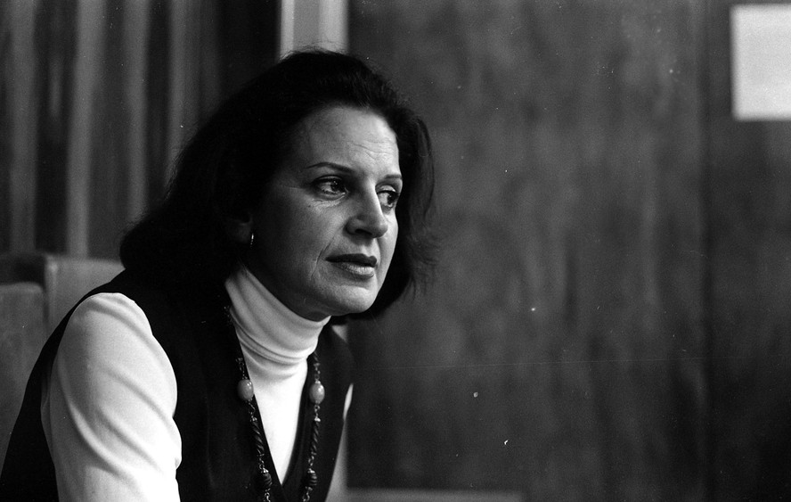 Lygia Fagundes Telles em 1974, ano em que começou a elaborar o projeto do Museu da Literatura Brasileira