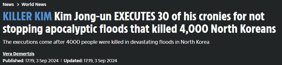 The Sun também repercutiu o assunto — Foto: Reprodução