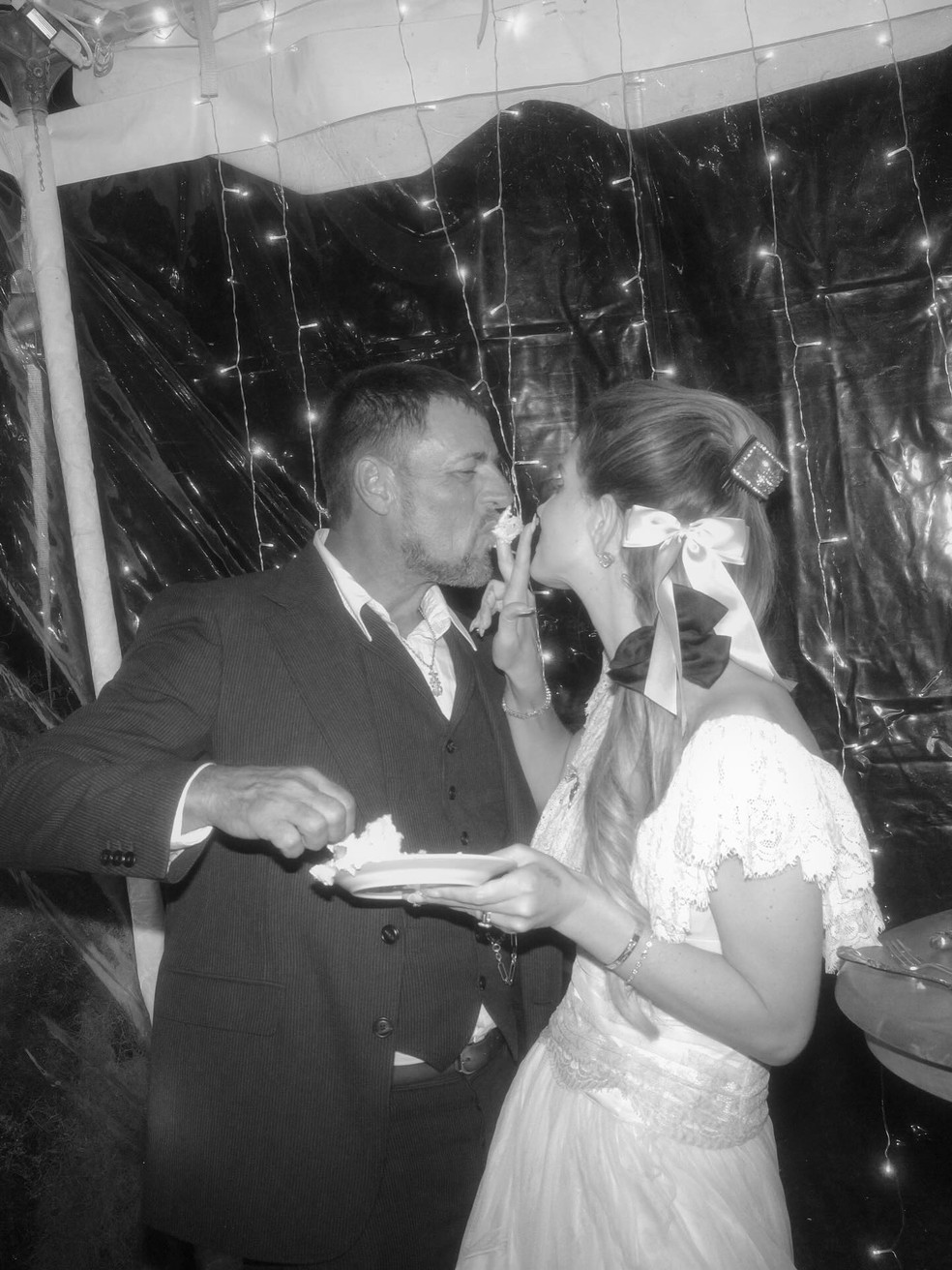 Casamento de Lana Del Rey e guia de turismo, Jeremy Dunfre, em 2024 — Foto: Reprodução/Instagram