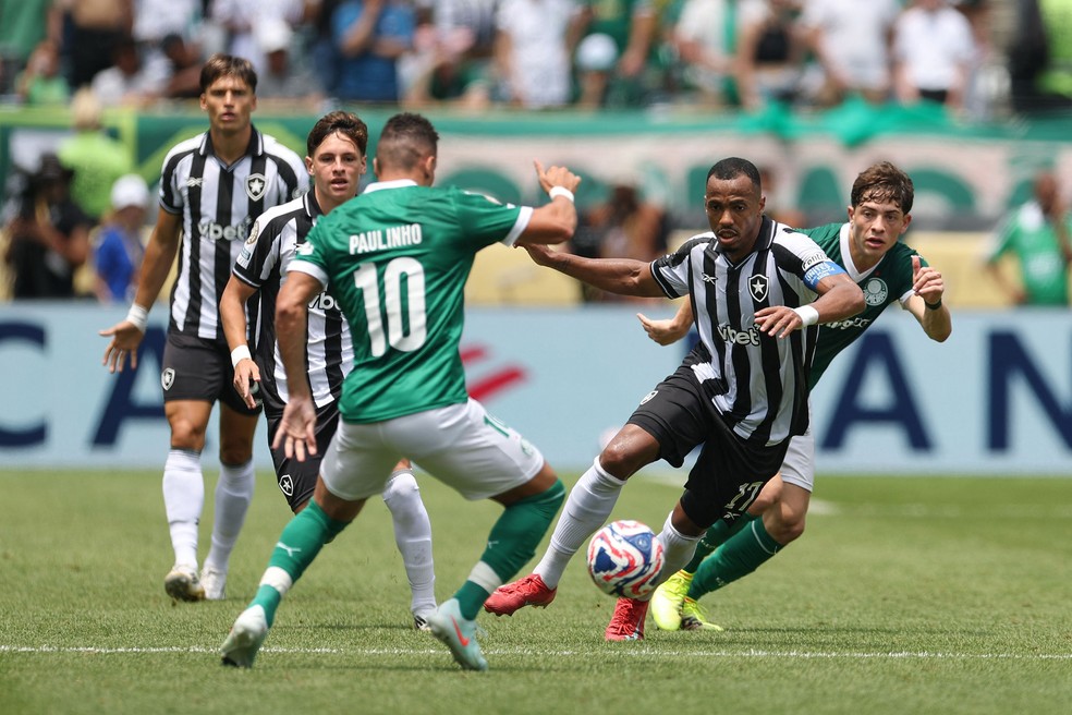 Palmeiras e Botafogo pelo Mundial de Clubes — Foto: Francois Nel/Getty Images/AFP