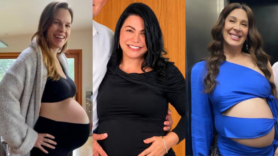 Hilary Swank, Simone Poncio, Claudia Raia: veja celebridades que se tornaram mães após os 50 - Foto