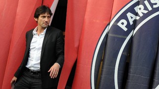 Ex-lateral Leonardo atuou no Milan e no Paris Saint-German como dirigente — Foto: Franck Fife / AFP