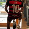 'Combinou muito', disse Gabigol sobre Neymar utilizando a camisa do Flamengo com seu ex-número - Reprodução