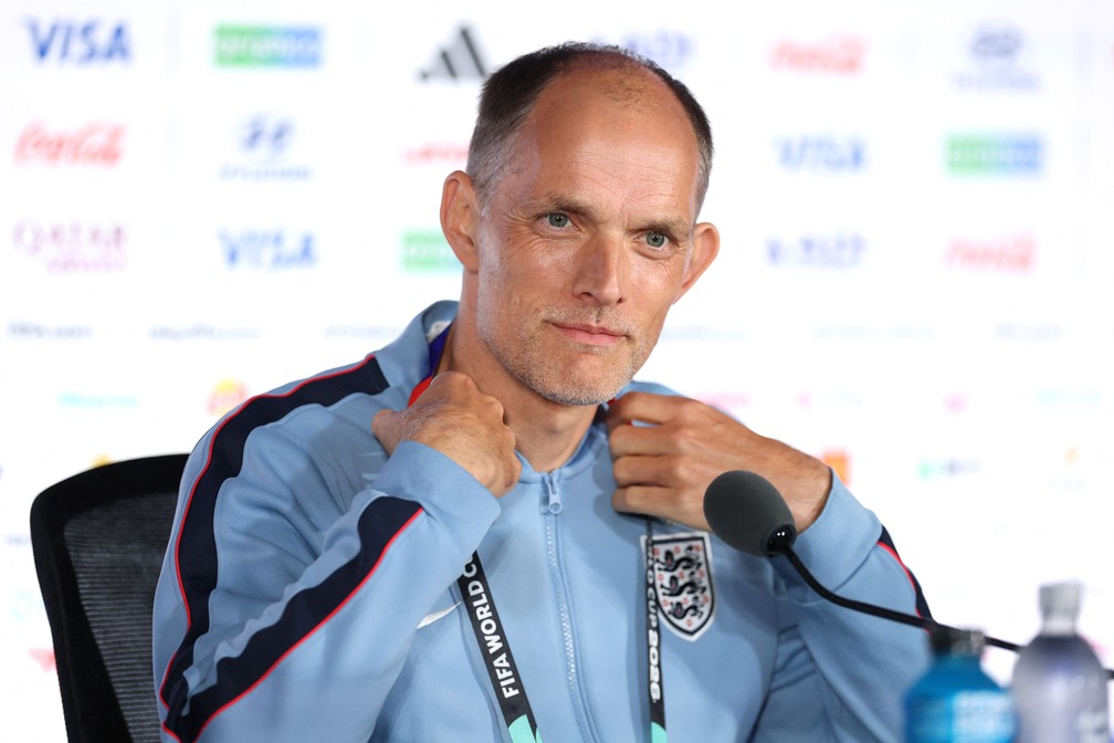 Thomas Tuchel, treinador da Inglaterra — Foto: Justin Setterfield/Getty Images/AFP