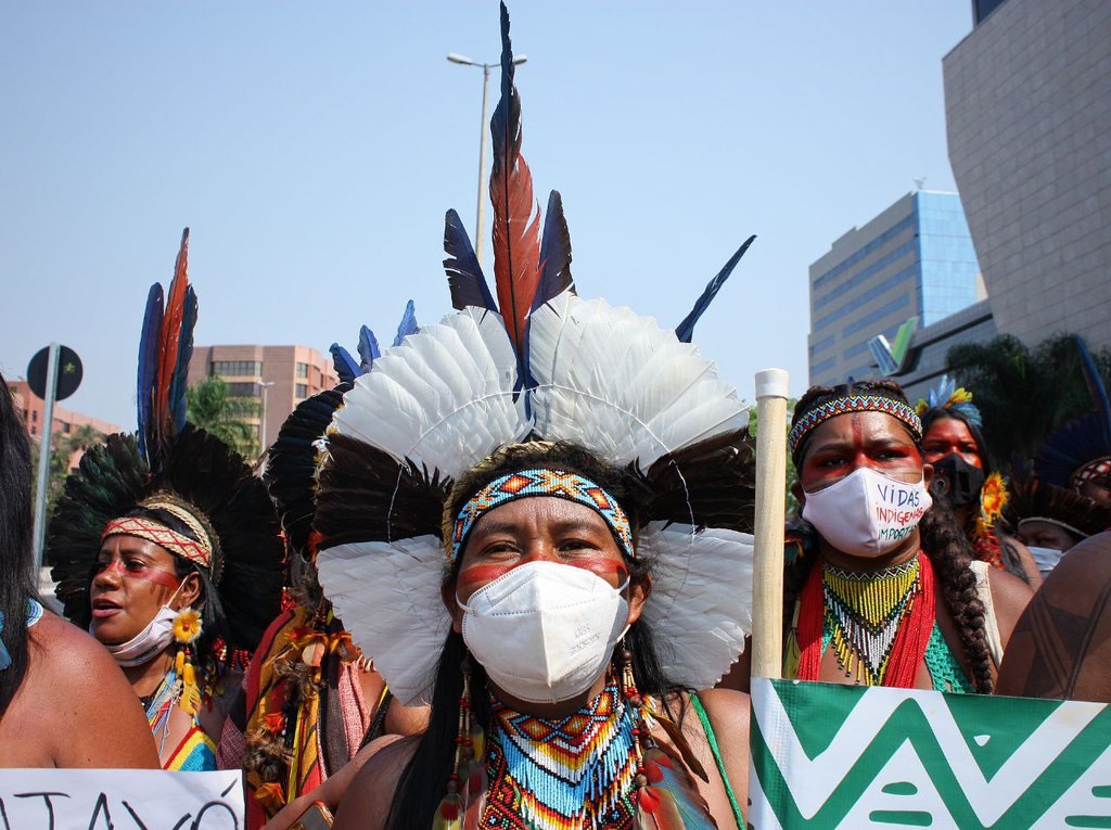 II Marcha Nacional das Mulheres Indígenas, em 10 de setembro de 2021 — Foto: Divulgação