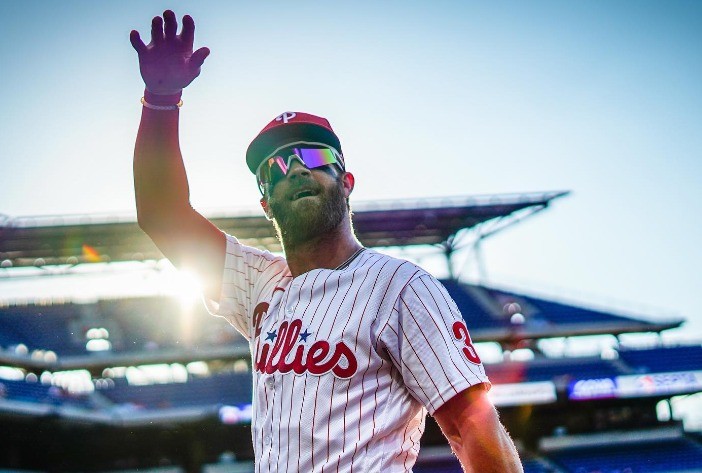 Bryce Harper (Philadelphia Phillies, MLB, 330 milhões) — Foto: Reprodução