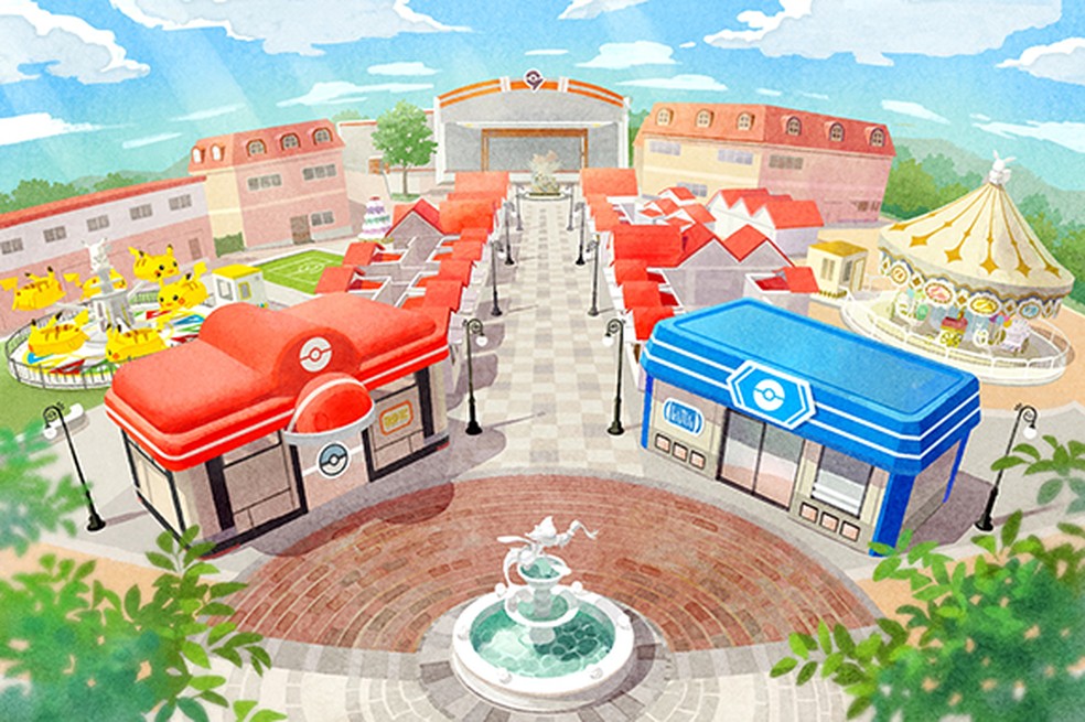 O "PokePark Kanto" terá 2,6 hectares — Foto: Divulgação
