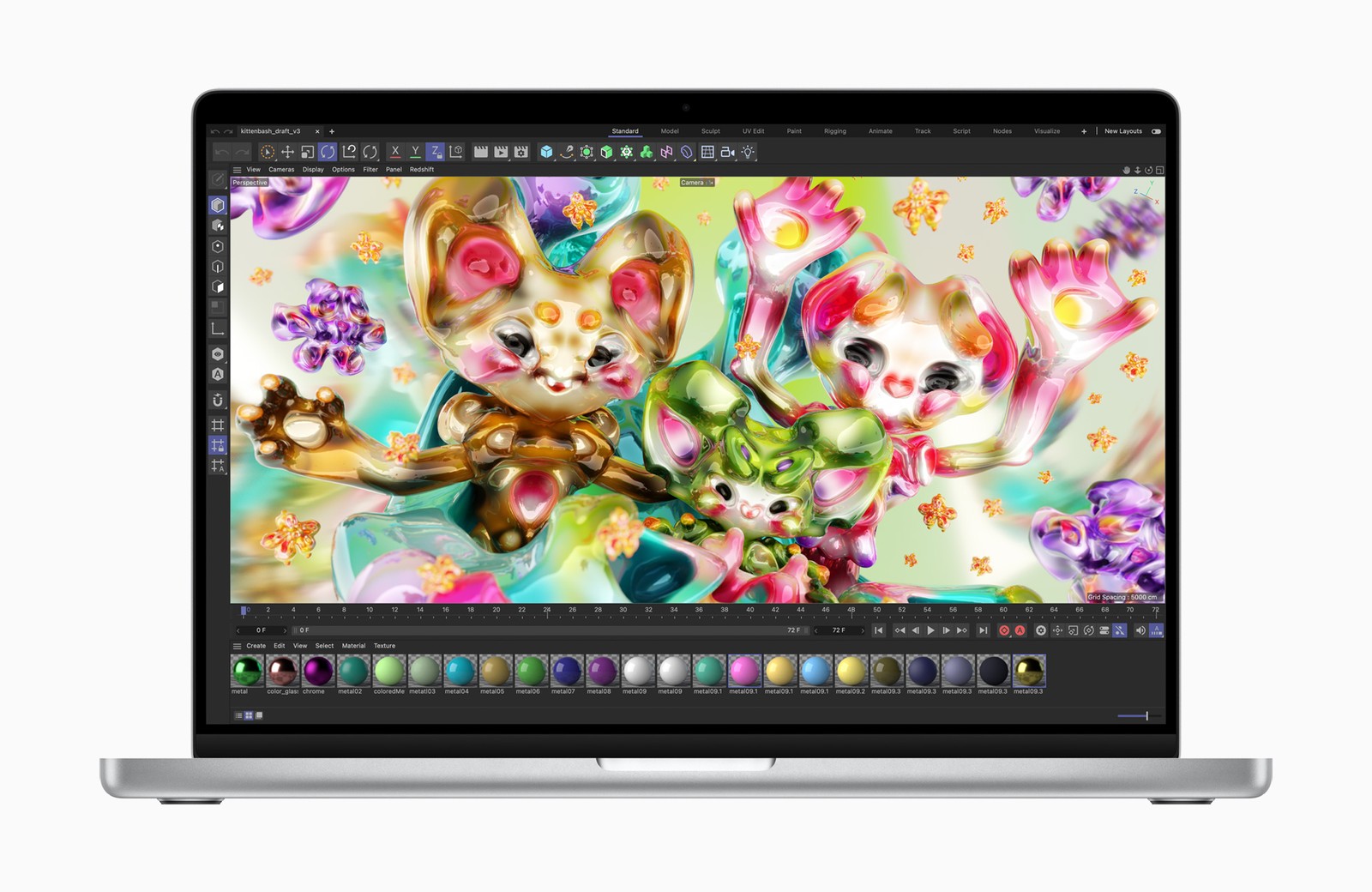 O novo MacBook Pro tem tela de retina líquida XDR que traz mais brilho e mais sombra.  Tem  1080 pixels.Divulgação