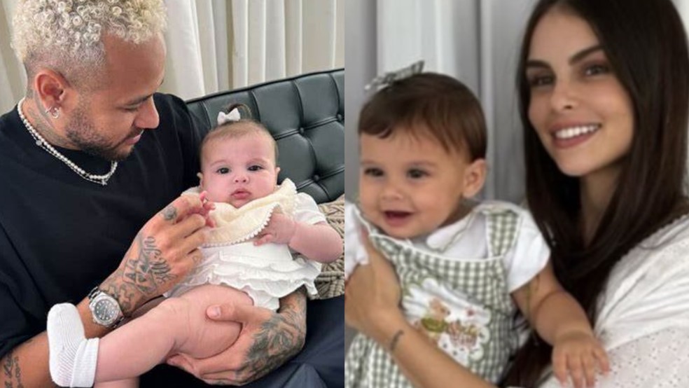 Helena, filha de Neymar e Amanda Kimberlly, completou um ano — Foto: Reprodução Instagram